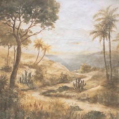 MEDITERRANEE LANDSCAPE (120x120cm) MEDITERRANEE LANDSCAPE (120x120cm)